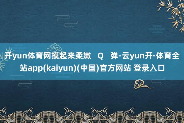 开yun体育网摸起来柔嫩   Q   弹-云yun开·体育全站app(kaiyun)(中国)官方网站 登录入口
