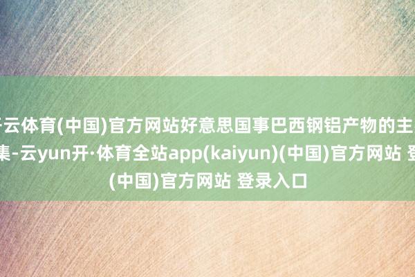 开云体育(中国)官方网站好意思国事巴西钢铝产物的主要出口市集-云yun开·体育全站app(kaiyun)(中国)官方网站 登录入口