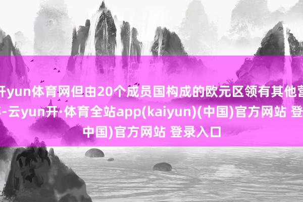 开yun体育网但由20个成员国构成的欧元区领有其他营业伙伴-云yun开·体育全站app(kaiyun)(中国)官方网站 登录入口